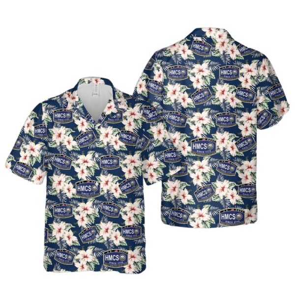 US Navy Hospital Corpsman Senior Chief Petty Officer Button Up Hawaiian Shirt US Navy Hospital Corpsman Senior Chief Petty Officer Button Up Hawaiian Shirt