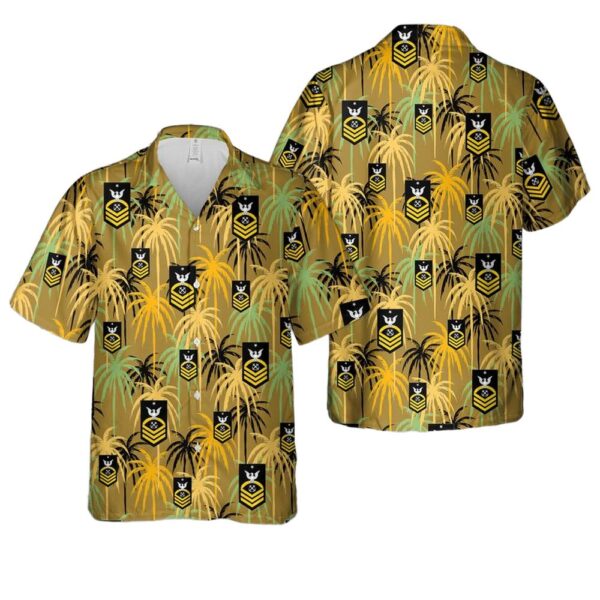 US Navy Rank E-8 Senior Chief Petty Officer Hawaiian Shirt For Men And Women