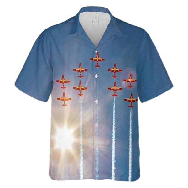 BBTT2608BC16 Royal Canadian Air Force Snowbirds Hawaiian Shirt BBTT2608BC16 Royal Canadian Air Force Snowbirds Hawaiian Shirt