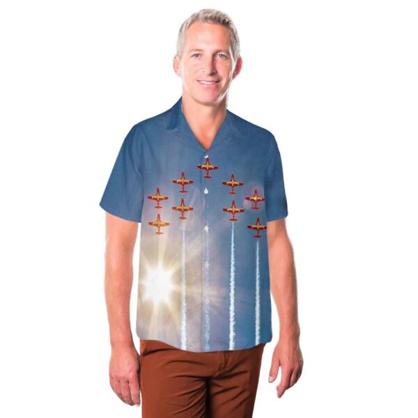 BBTT2608BC16 Royal Canadian Air Force Snowbirds Hawaiian Shirt BBTT2608BC16 Royal Canadian Air Force Snowbirds Hawaiian Shirt