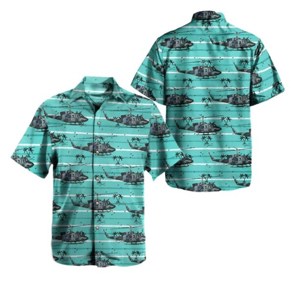 NNLT2509BC06 Royal Canadian Air Force Bell CH-135 Twin Huey Hawaiian Shirt NNLT2509BC06 Royal Canadian Air Force Bell CH-135 Twin Huey Hawaiian Shirt