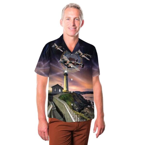 Royal Canadian Air Force 419 Tactical Fighter Training Squadron X-terminator Avro Lancaster Aloha Hawaiian Shirt Royal Canadian Air Force 419 Tactical Fighter Training Squadron X-terminator Avro Lancaster Aloha Hawaiian Shirt