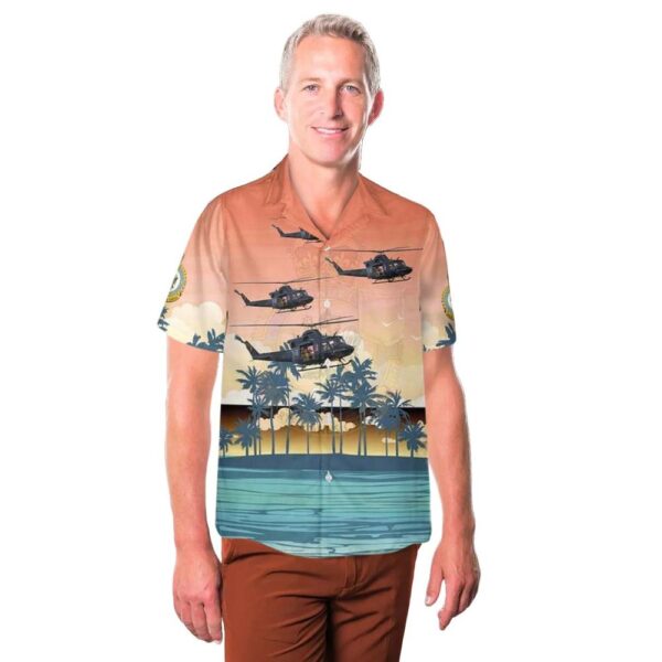 Royal Canadian Air Force 427 Special Operations Aviation Squadron Bell CH-146 Griffon Pocket Hawaiian Shirt Outfit
