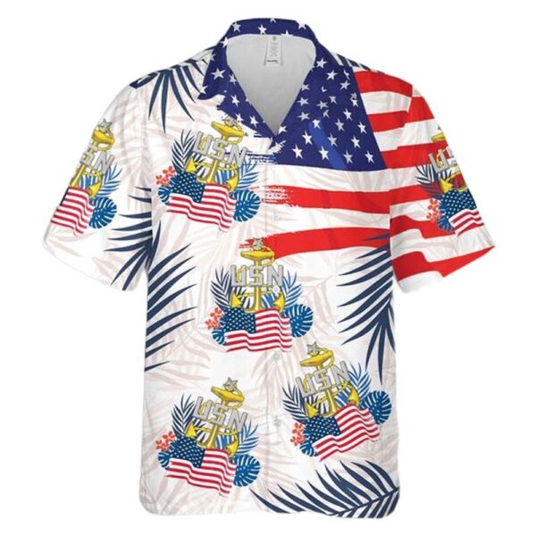 US Navy Senior Chief 4th Of July Cheap Hawaiian Shirt