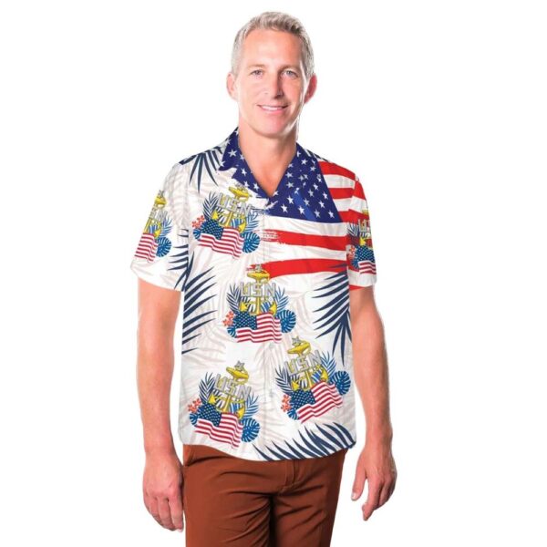 US Navy Senior Chief 4th Of July Cheap Hawaiian Shirt