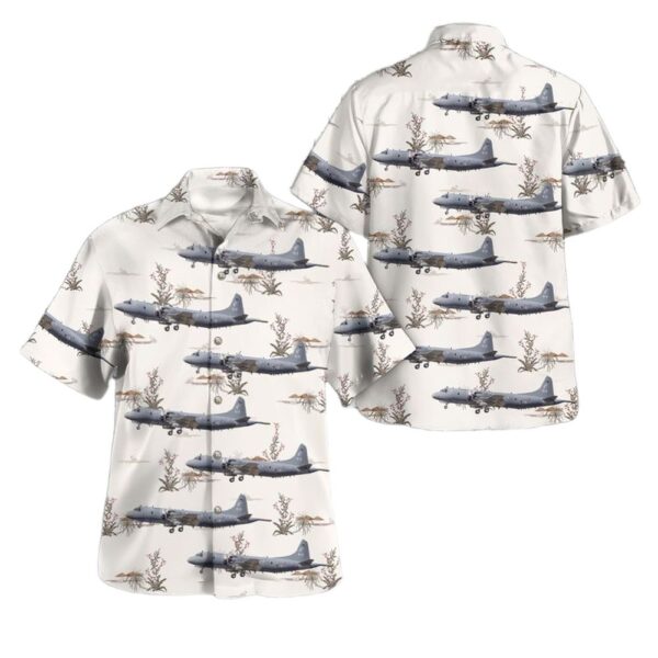 DLTT2910BC15 Royal Canadian Air Force Lockheed CP-140 Aurora Hawaiian Shirt