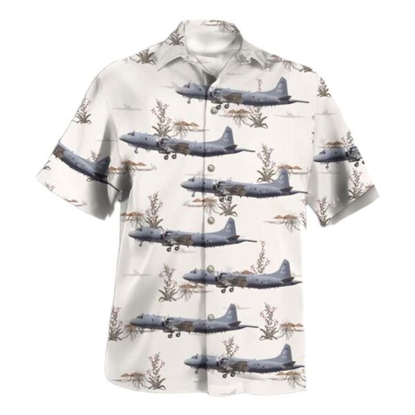 DLTT2910BC15 Royal Canadian Air Force Lockheed CP-140 Aurora Hawaiian Shirt