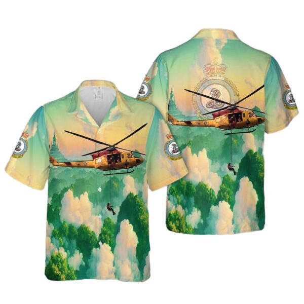 Royal Canadian Air Force 444 Combat Support Squadron CH-146 Griffon Cheap Hawaiian Shirt