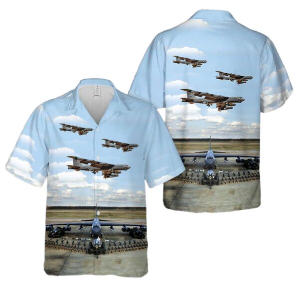 US Air Force 2nd Bomb Wing Boeing B-52H Hawaiian Shirt Outfit US Air Force 2nd Bomb Wing Boeing B-52H Hawaiian Shirt Outfit