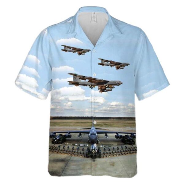 US Air Force 2nd Bomb Wing Boeing B-52H Hawaiian Shirt Outfit US Air Force 2nd Bomb Wing Boeing B-52H Hawaiian Shirt Outfit