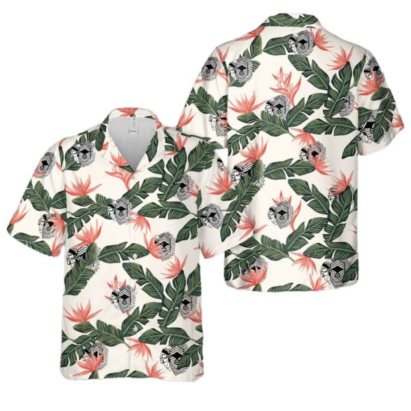 US Air Force Chief Master Sgt Hawaiian Shirt Man US Air Force Chief Master Sgt Hawaiian Shirt Man