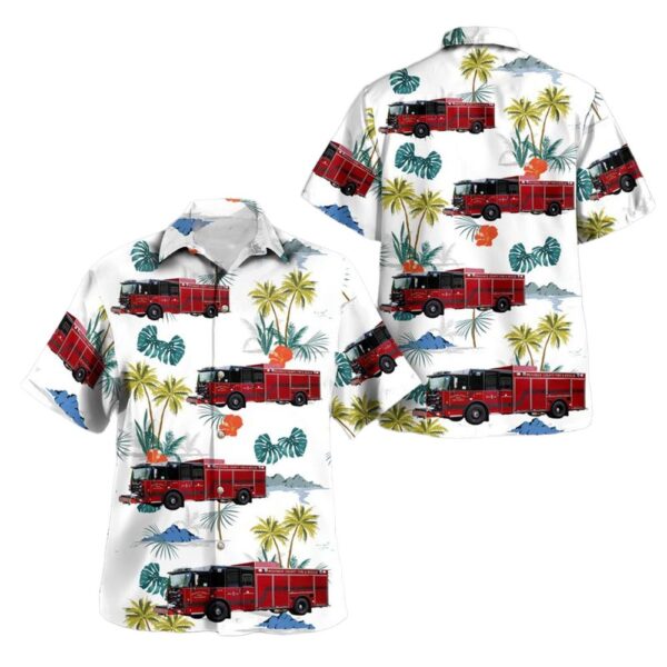 Watford City North Dakota McKenzie County Rural Fire District Aloha Hawaiian Shirt Watford City North Dakota McKenzie County Rural Fire District Aloha Hawaiian Shirt