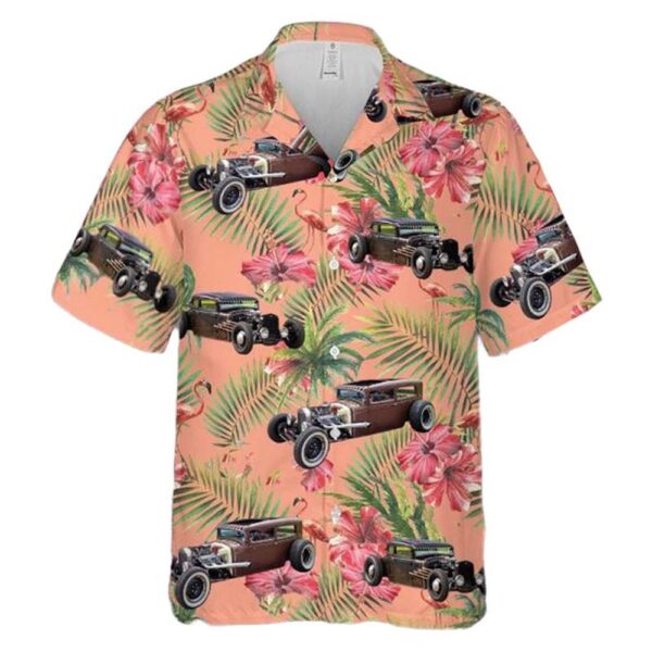 1930 Ford Model A Rat Rod Aloha Hawaiian Shirt 1930 Ford Model A Rat Rod Aloha Hawaiian Shirt