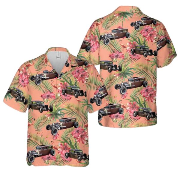 1930 Ford Model A Rat Rod Aloha Hawaiian Shirt 1930 Ford Model A Rat Rod Aloha Hawaiian Shirt