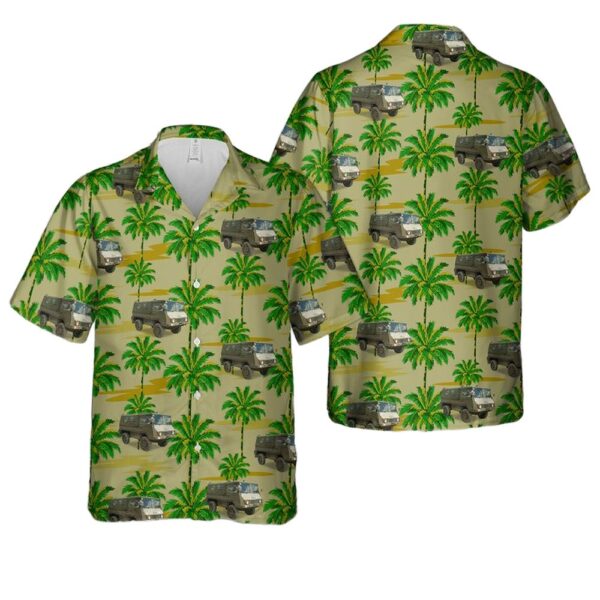Austria Armed Forces Steyr-Puch Pinzgauer Hawaiian Shirt Outfit Austria Armed Forces Steyr-Puch Pinzgauer Hawaiian Shirt Outfit