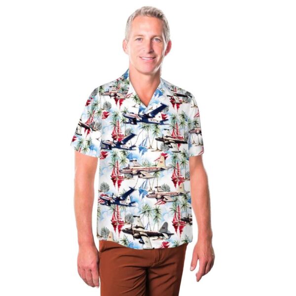 Royal Canadian Air Force Lockheed P-2 Neptune Hawaiian Shirt Royal Canadian Air Force Lockheed P-2 Neptune Hawaiian Shirt