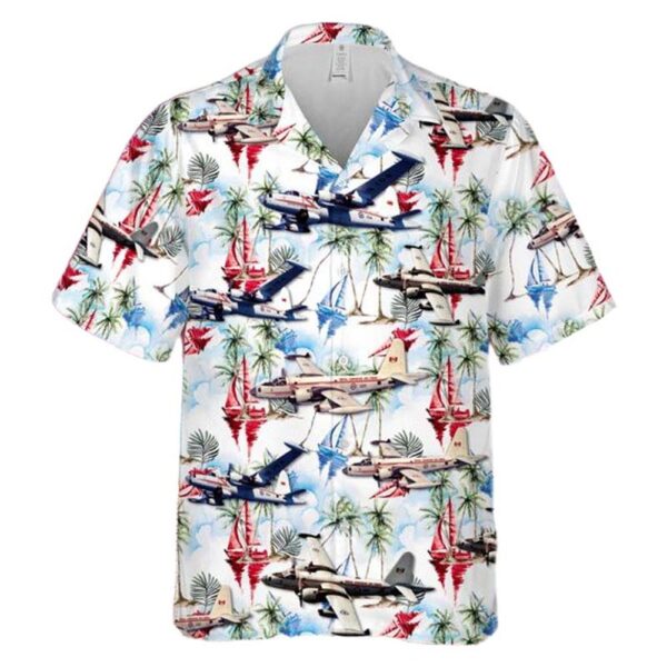Royal Canadian Air Force Lockheed P-2 Neptune Hawaiian Shirt Royal Canadian Air Force Lockheed P-2 Neptune Hawaiian Shirt