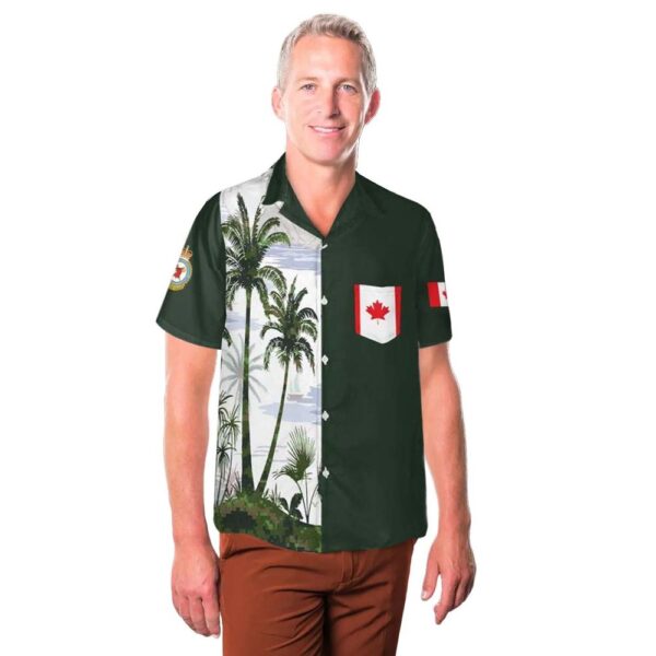 Royal Canadian Air Force 400 Tactical Helicopter Squadron Bell CH-146 Griffon Pocket Hawaiian Shirt For Men And Women Royal Canadian Air Force 400 Tactical Helicopter Squadron Bell CH-146 Griffon Pocket Hawaiian Shirt For Men And Women