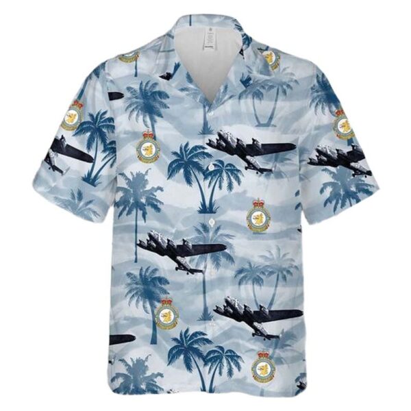 Royal Canadian Air Force 424 Transport and Rescue Squadron Avro Lancaster Aloha Hawaiian Shirt
