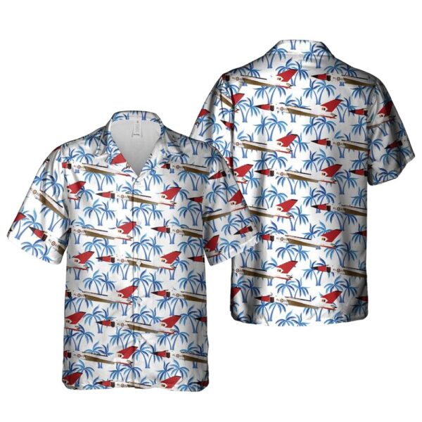 Royal Canadian Air Force Avro Canada CF-105 Arrow Hawaiian Shirt Royal Canadian Air Force Avro Canada CF-105 Arrow Hawaiian Shirt