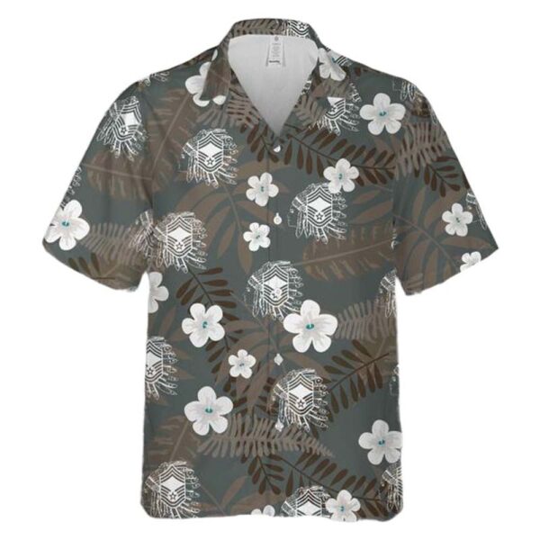 US Air Force Female Chief Master Sgt Hawaiian Shirt Outfit US Air Force Female Chief Master Sgt Hawaiian Shirt Outfit