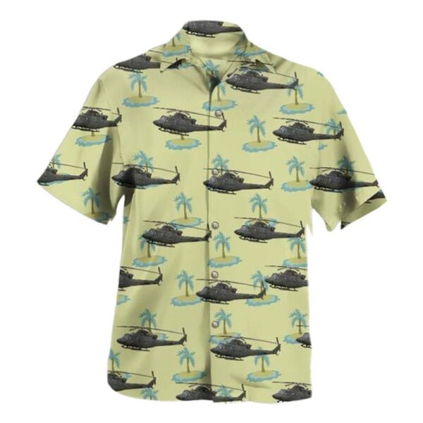 KAHH1602BG04 Royal Canadian Air Force 427 Special Operations Aviation Squadron Bell CH-146 Griffon Hawaiian Shirt KAHH1602BG04 Royal Canadian Air Force 427 Special Operations Aviation Squadron Bell CH-146 Griffon Hawaiian Shirt