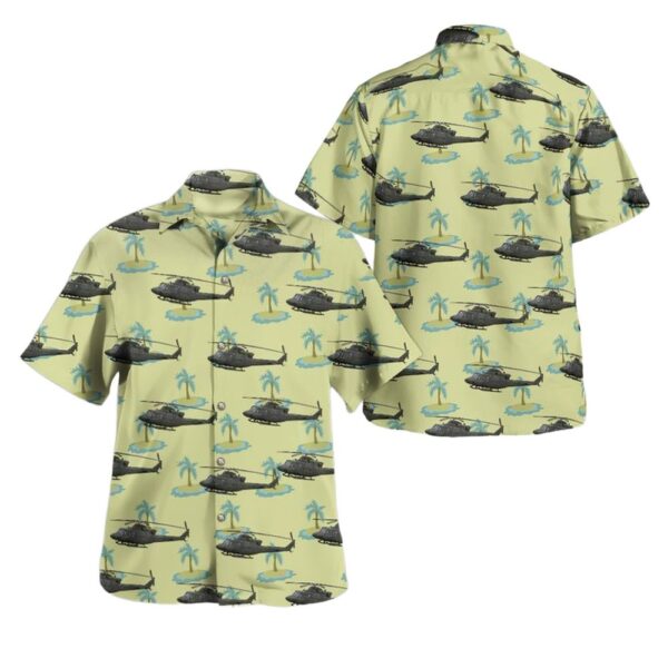 KAHH1602BG04 Royal Canadian Air Force 427 Special Operations Aviation Squadron Bell CH-146 Griffon Hawaiian Shirt KAHH1602BG04 Royal Canadian Air Force 427 Special Operations Aviation Squadron Bell CH-146 Griffon Hawaiian Shirt
