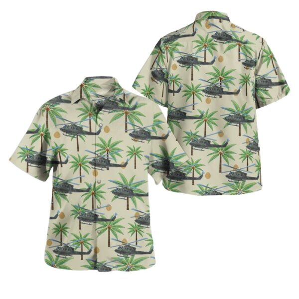 KAHH1602BG06 Royal Canadian Air Force 408 Tactical Helicopter Squadron CH-146 Griffon Hawaiian Shirt KAHH1602BG06 Royal Canadian Air Force 408 Tactical Helicopter Squadron CH-146 Griffon Hawaiian Shirt