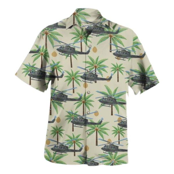 KAHH1602BG06 Royal Canadian Air Force 408 Tactical Helicopter Squadron CH-146 Griffon Hawaiian Shirt KAHH1602BG06 Royal Canadian Air Force 408 Tactical Helicopter Squadron CH-146 Griffon Hawaiian Shirt