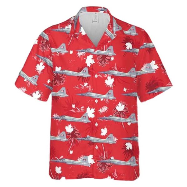 Royal Canadian Air Force Canadair CF-5 (CF-116) Freedom Fighter Aloha Hawaiian Shirt