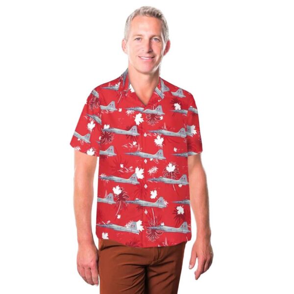 Royal Canadian Air Force Canadair CF-5 (CF-116) Freedom Fighter Aloha Hawaiian Shirt