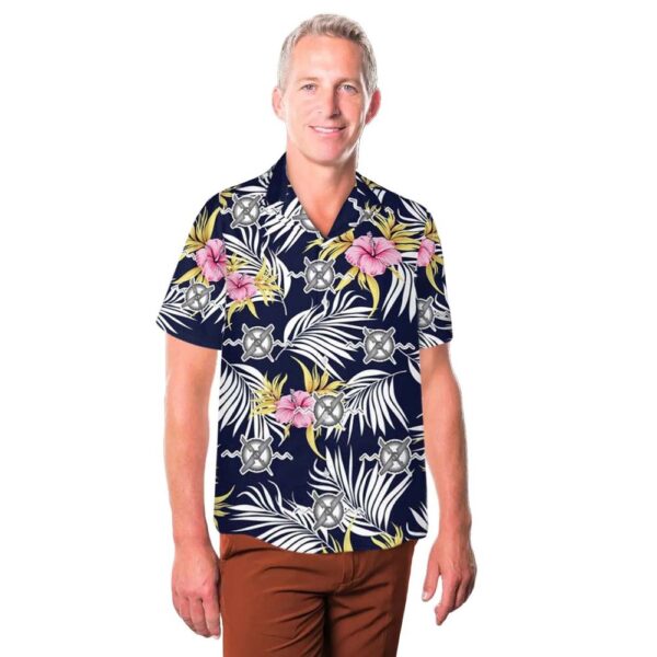 US Navy Robotics Warfare Specialist (RW) Rating Button Up Hawaiian Shirt