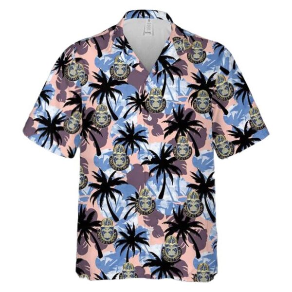 US Army Army Chaplain Corps Regimental Insignia Aloha Hawaiian Shirt US Army Army Chaplain Corps Regimental Insignia Aloha Hawaiian Shirt