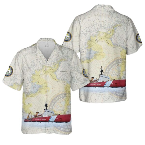 USCGC Polar Star Art Print WAGB-10 US Coast Guard Ice Breaker ship Hawaiian Shirt Man USCGC Polar Star Art Print WAGB-10 US Coast Guard Ice Breaker ship Hawaiian Shirt Man