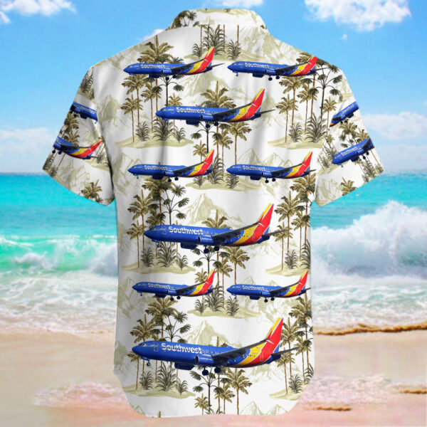 Boeing 737-8H4 Southwest Airlines Hawaiian Shirt Boeing 737-8H4 Southwest Airlines Hawaiian Shirt