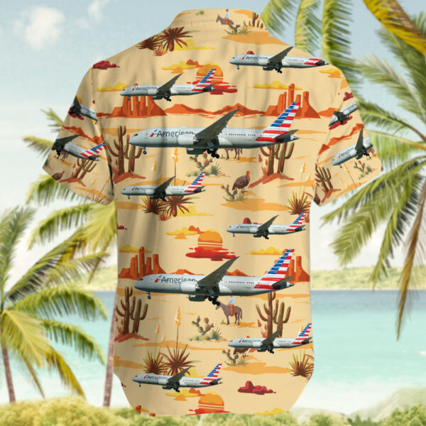 Boeing 787-8 Dreamliner American Airlines Hawaiian Shirt