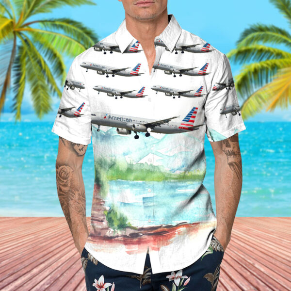 Airbus A321-231 American Airlines Cheap Hawaiian Shirt