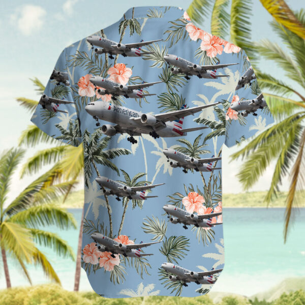 Boeing 777-223(ER) American Airlines Cheap Hawaiian Shirt