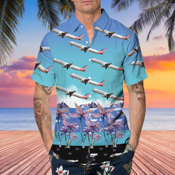 Airbus A321-211 American Airlines Hawaiian Shirt Airbus A321-211 American Airlines Hawaiian Shirt