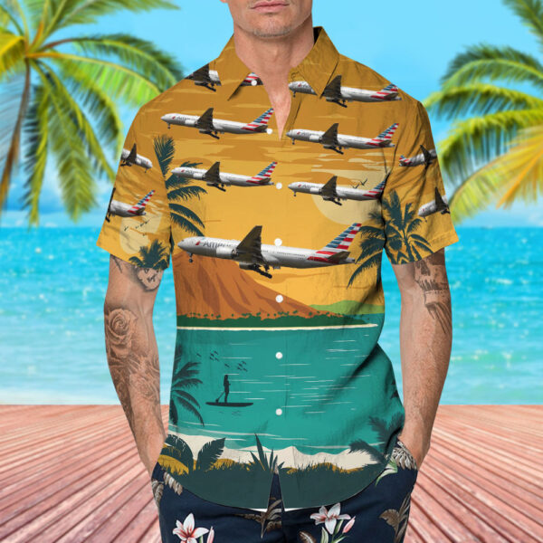 Boeing 777-223(ER) American Airlines Hawaiian Shirt Boeing 777-223(ER) American Airlines Hawaiian Shirt
