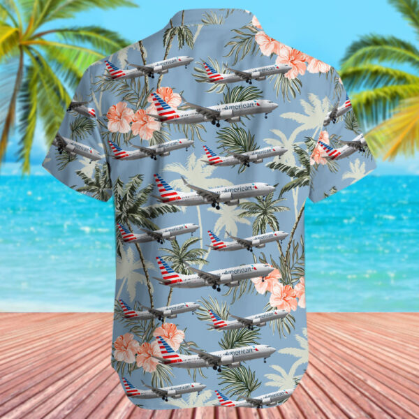Boeing 737-8 MAX American Airlines Hawaiian Shirt Boeing 737-8 MAX American Airlines Hawaiian Shirt