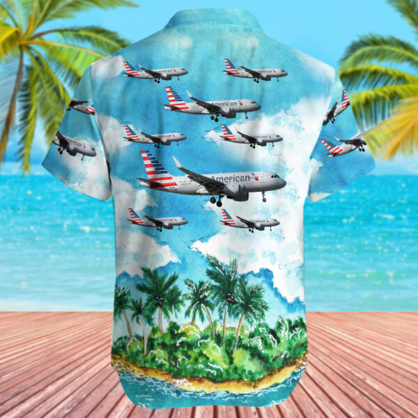 Airbus A319-115 American Airlines Cheap Hawaiian Shirt Airbus A319-115 American Airlines Cheap Hawaiian Shirt