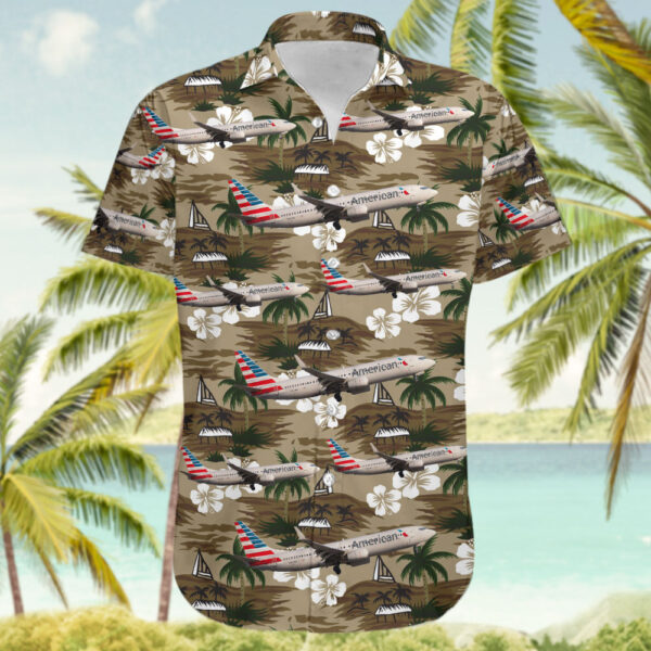 Boeing 737-823 American Airlines Cheap Hawaiian Shirt Boeing 737-823 American Airlines Cheap Hawaiian Shirt