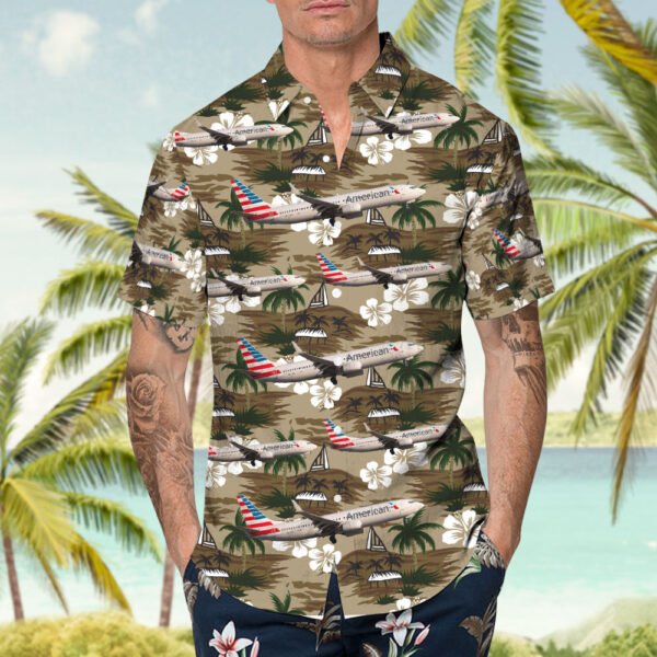 Boeing 737-823 American Airlines Cheap Hawaiian Shirt Boeing 737-823 American Airlines Cheap Hawaiian Shirt