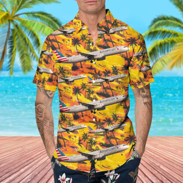 Airbus A321-231 American Airlines Hawaiian Shirt Airbus A321-231 American Airlines Hawaiian Shirt