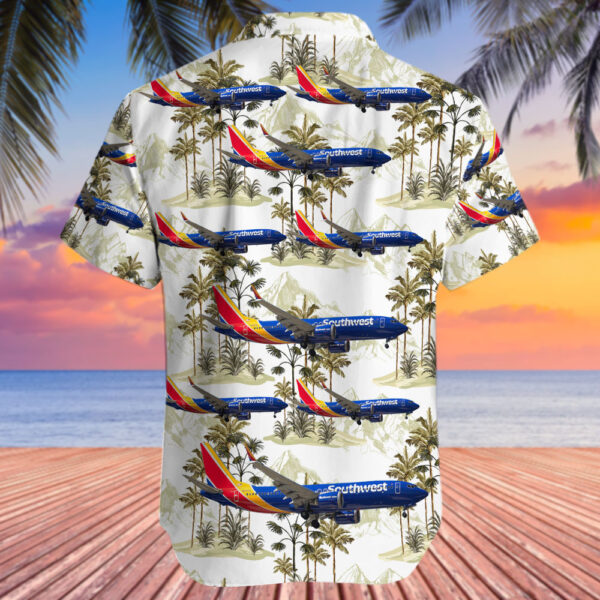 Boeing 737-8 MAX Southwest Airlines Hawaiian Shirt Boeing 737-8 MAX Southwest Airlines Hawaiian Shirt