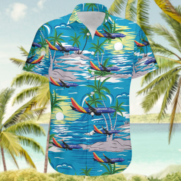 Boeing 737-73V Southwest Airlines Cheap Hawaiian Shirt Boeing 737-73V Southwest Airlines Cheap Hawaiian Shirt