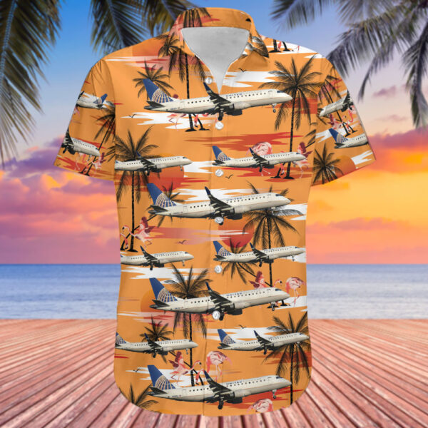 Embraer ERJ-170-200LR United Express (SkyWest Airlines) Cheap Hawaiian Shirt Embraer ERJ-170-200LR United Express (SkyWest Airlines) Cheap Hawaiian Shirt