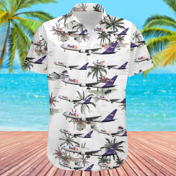 Boeing 767-3S2F(ER) FedEx Hawaiian Shirt Boeing 767-3S2F(ER) FedEx Hawaiian Shirt