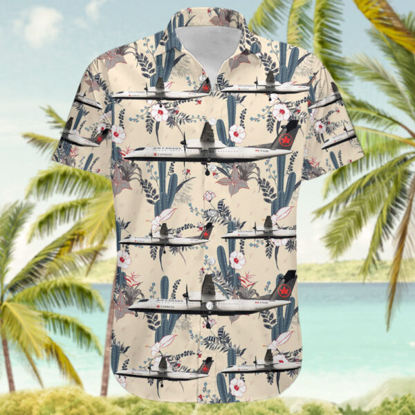 Bombardier Dash 8-Q402 Air Canada Express (Jazz Aviation) Hawaiian Shirt